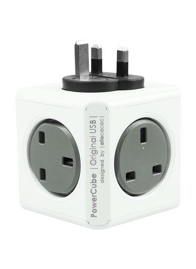 Buy PowerCube Original 5 Sockets Grey in Saudi Arabia