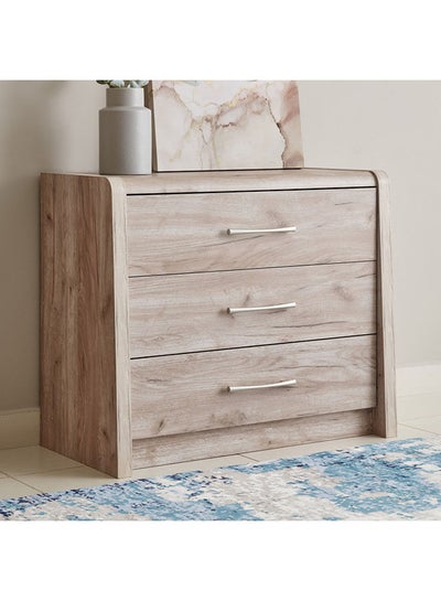 Buy Chelsea 3-Drawer Young Dresser Without Mirror 45x73.6x88 cm in UAE