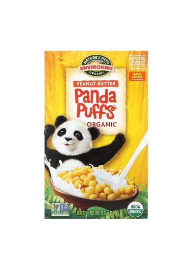 Buy EnviroKidz Organic Peanut Butter Panda Puffs Cereal 10.6 oz 300 g in UAE