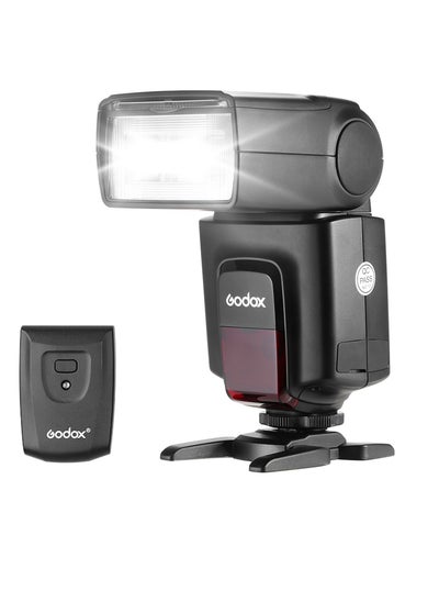 اشتري Godox TT520ⅡUniversal On-Camera Flash Electronic Speedlite + AT-16 2.4G Wireless Trigger Transmitter Guide Number 33 S1 S2 Modes Replacement for Canon Nikon Pentax في السعودية