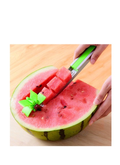 Buy Watermelon Cubes Slicer, Watermelon Windmill Cutter Slicer, Stainless Steel Watermelon Slicer Cutter Knife, New Kitchen Gadgets Stainless Steel Cutter, Fruit Vegetable Tools Kitchen Gadgets in Saudi Arabia