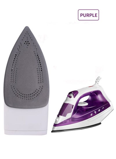 Buy Electric iron-Electric Steam Iron Box IBS 1500W Teflon Sole Plate,5 Temp Settings, Overheat Protection,360° Swivel Cord,Variable Steam Control (Purple) in UAE