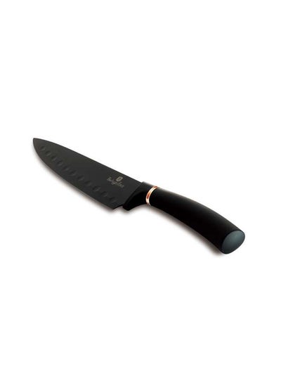 Buy Stainless Steel Chef Knife 20 cm, Black- Rose Gold in UAE