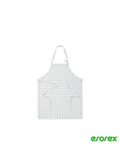 Buy Apron patterned blue 69x85 cm in Saudi Arabia