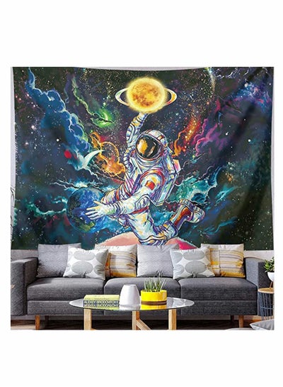 Buy Trippy Astronaut Tapestry, Galaxy Space Poster, Fantasy Universe Planets Starry Sky Tapestry, Bohemian Tapestry, Wall Hanging Art Decor for Living Room Bedroom(150x130CM) in Saudi Arabia