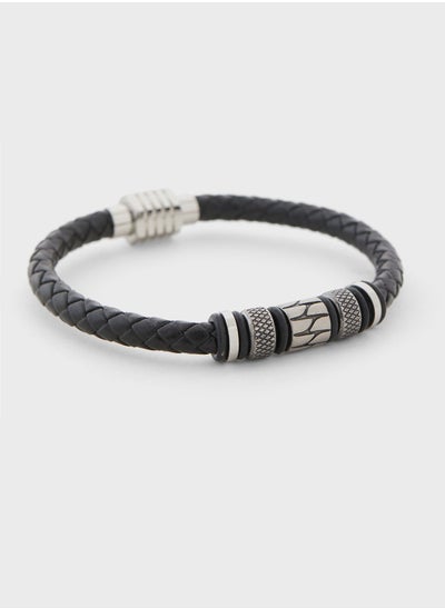 Buy Leather Braided Bracelet in UAE