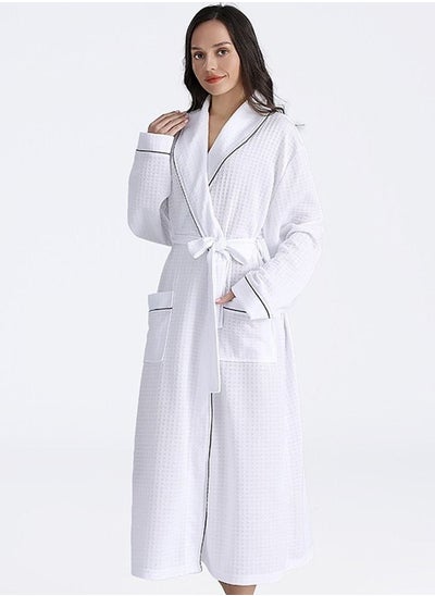 Buy Robe Lightweight Kimono Robes Short Knit Bathrobe Soft Sleepwear Casual Ladies Loungewear in UAE