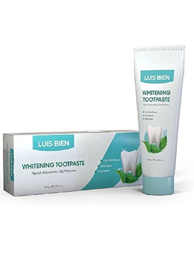 Buy Luis Bien Whitening Toothpaste Cool Mint Flavour 100g in UAE