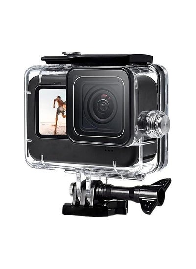 اشتري 60M Waterproof Case for HERO 12 Black/HERO 11 Black/HERO 10 Black/HERO 9 Black, Protective Underwater Dive Housing Shell with Bracket Accessories for Go Pro Hero10 Hero9 Action Camera في السعودية