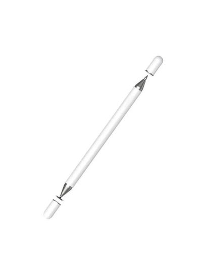Buy 2 In1 Universal Multi Function Stylus Pen White in Saudi Arabia