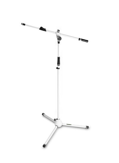 اشتري GRAVITY Microphone Stand with Folding Tripod Base and 2-Point Adjustment Telescoping Boom, White GMS4322W في الامارات