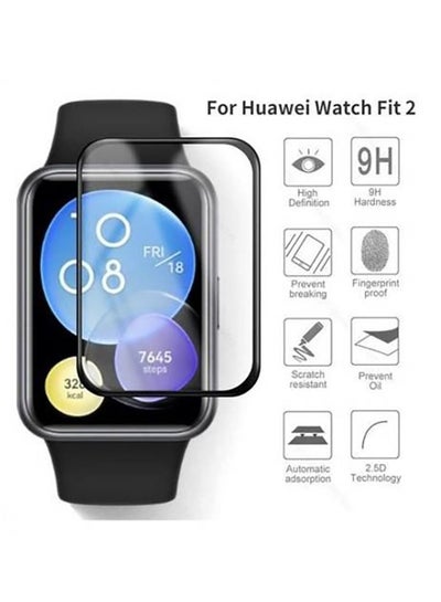 Buy Huawei Watch Fit 2 (2022) Anti-Scratch HD Clear Soft Glass Film Screen Protector in Egypt