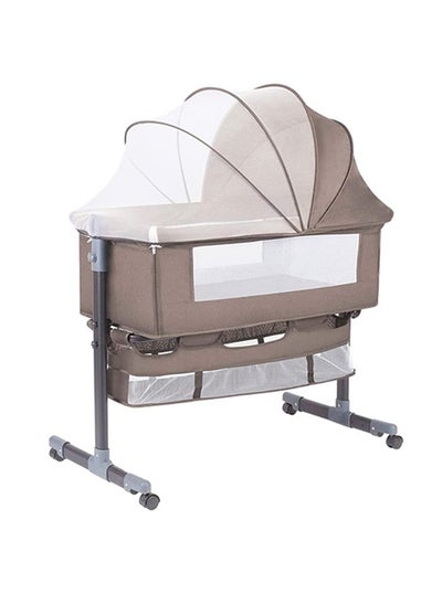 Buy Foldable Multifunctional Baby Mobile Crib Splicing Big Bed in UAE