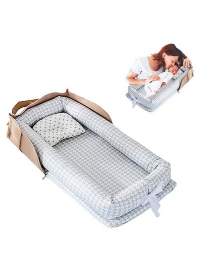 Baby Lounger Portable Newborn Bassinet Foldable Baby Nest Comfort for ...