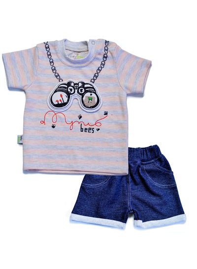 Buy Discovery Baby set with Print T-Shirt And Shorts Simon in Egypt