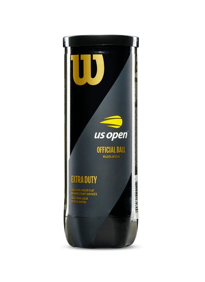 Buy US Open Extra Duty Hard Court Yellow Tennis Balls - 3 Ball Can in UAE