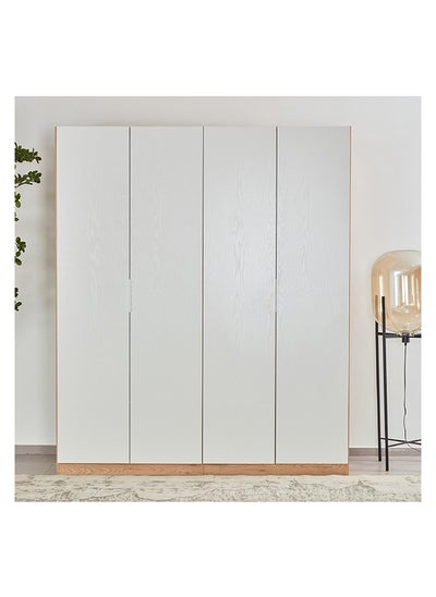 Buy Milan 4-Door Wardrobe 181.6 x 216 x 59.6 cm in Saudi Arabia