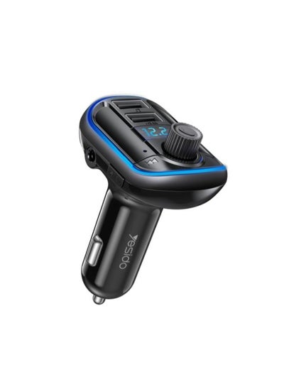 Buy Y44 MP3 Player Bluetooths  Auto Charge Universal U Disk 2 Usb Car Charger in Egypt