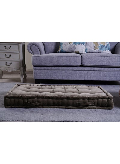 اشتري Mesa Pallet Floor Cushion 60x120x12Cm Olive في الامارات
