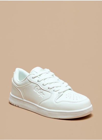 Buy Women's Colourblock Low Ankle Sneakers with Lace-Up Closure in Saudi Arabia