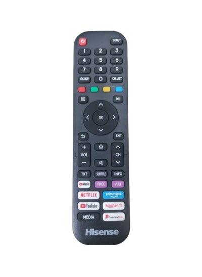 Buy Hisense Smart TV Remote Control Works With All Hisense TV LED LCD Plasma | Smart TV Remote Control For Hisense with Netflix Prime Video YouTube Rakuten TV & Freeview Play Key Buttons in UAE