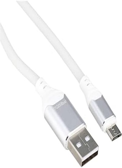 Buy Proda kx1553 charging and data transfer cable, 1 m - white in Egypt