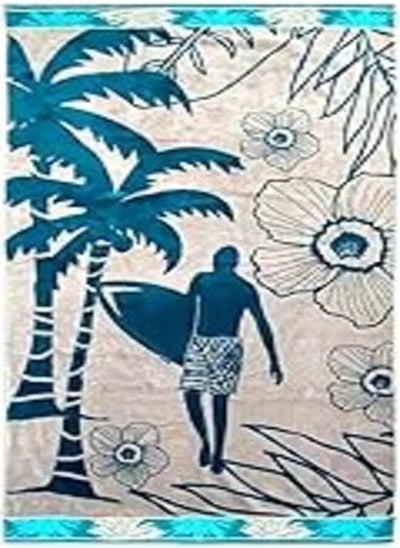 اشتري Signoola Beach towel 90 x 170 cm Beach Board,100% cotton. في مصر