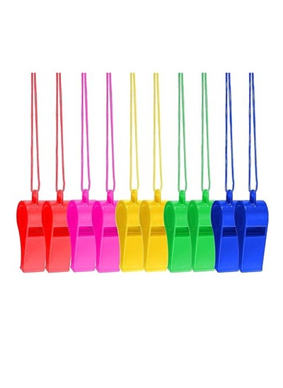 اشتري 10 Colourful Children Whistles في مصر