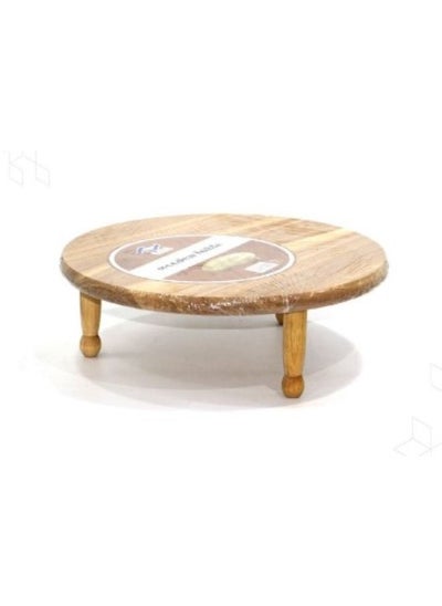 Buy Wooden dough table with long legs 30 cm in Saudi Arabia