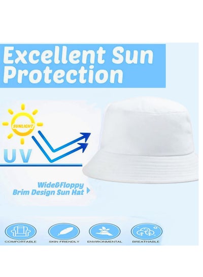 Buy Fisherman Hat For Women Men Portable Folding Hat Spring Summer Fashion Outdoor Sunshade Hat in Egypt