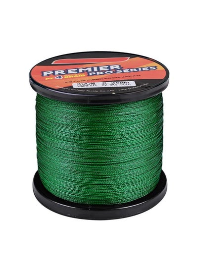 Buy 5.0/50LB Fishing Wire Abrasion Resistant Fishing Tape 4 Stranded Braided PE Fishing Line for Seawater Freshwater 300m Green in Saudi Arabia