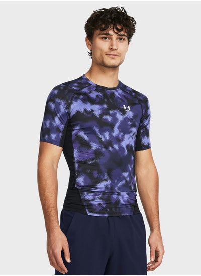 Buy Heatgear Armour Printed Compression T-Shirt in Saudi Arabia