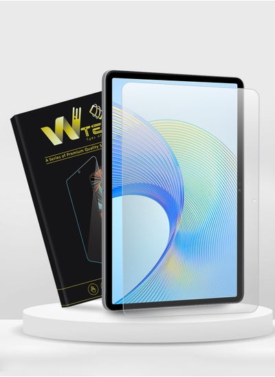 اشتري واقي شاشة زجاجي من سلسلة Premium ذات الحواف المنحنية بغطاء كامل من سلسلة Pro Plus لهاتف Honor Pad X9 11.5 بوصة 2023 شفاف في السعودية