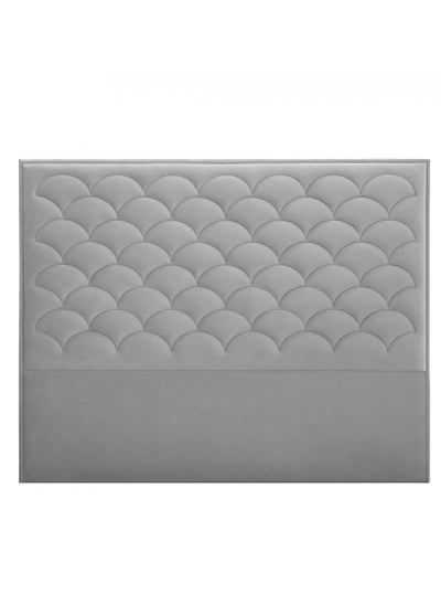 Buy H226 | Velvet headboard - Dark Grey in Saudi Arabia