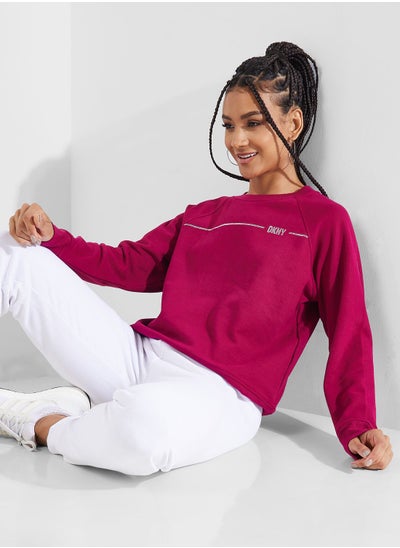 Buy Crew Neck Logo Sweatshirt in UAE