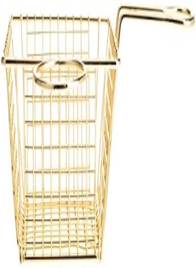 Buy Akdc Fries Basket Gold L(18Cm) Xw(22Cm) Xh(8Cm) Gold in UAE