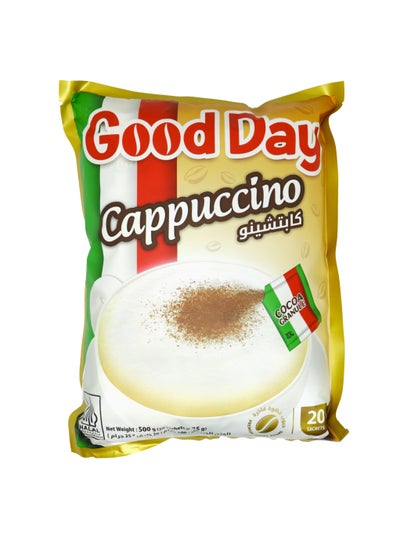 Buy Cappuccino with Cocoa Granule, Instant Coffee 500g. 25g X 20 Sachets in UAE