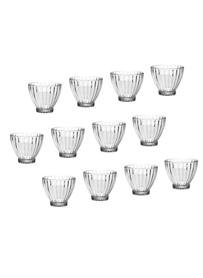 Buy Glass Saudi Coffee Cups Set 12 Pieces in Saudi Arabia