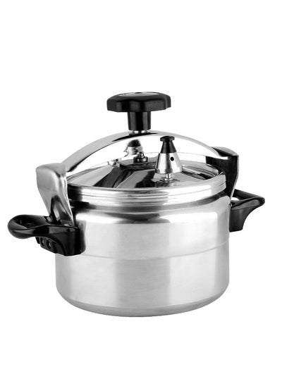 Buy Pressure Cooker Aluminum 9 Liter Silver in UAE