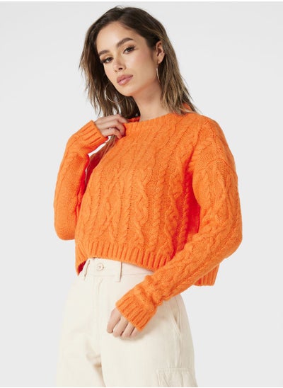 Buy Cable Knit Sweater in UAE