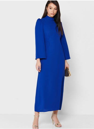 Buy Puff Sleeve Shift Dress in UAE