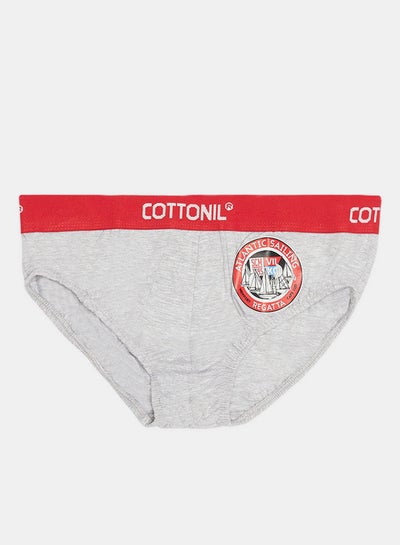 Buy Cottonil Relax Brief For Men - Heather Grey;M in Egypt