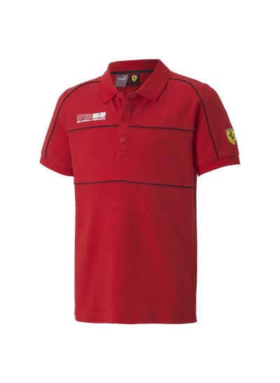 Buy Kids Scuderia Ferrari Race Motorsport Polo Shirt Youth in UAE