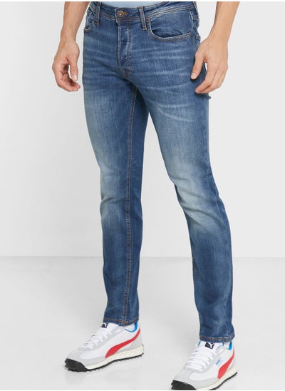 Buy Light Wash Slim Fit Jeans in Saudi Arabia