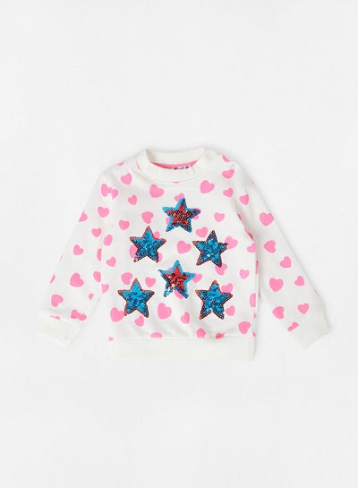 اشتري Baby/Kids Sequin Detail Sweatshirt في السعودية