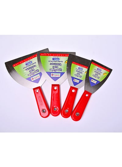 Buy Swedish Stainless Steel Putty Knife with Red Hand 1.5 Inches in Egypt