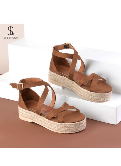 اشتري K-1 Elegant Flat Sandal For Women - Havan في مصر