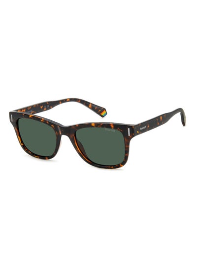 Buy Unisex Polarized Rectangular Shape  Sunglasses Pld 6206/S Green 41 - Lens Size: 41.3 Mm - Hvn in Saudi Arabia