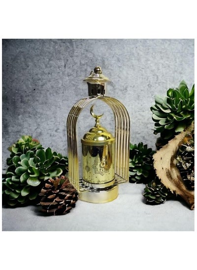 Buy Classic golden illuminated Ramadan lantern in Egypt