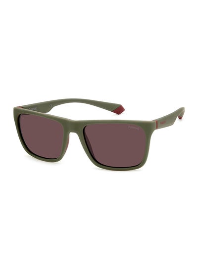 Buy Unisex UV Protection Square Sunglasses - Pld 2141/S Mtkhakbur 57 - Lens Size: 57 Mm in UAE